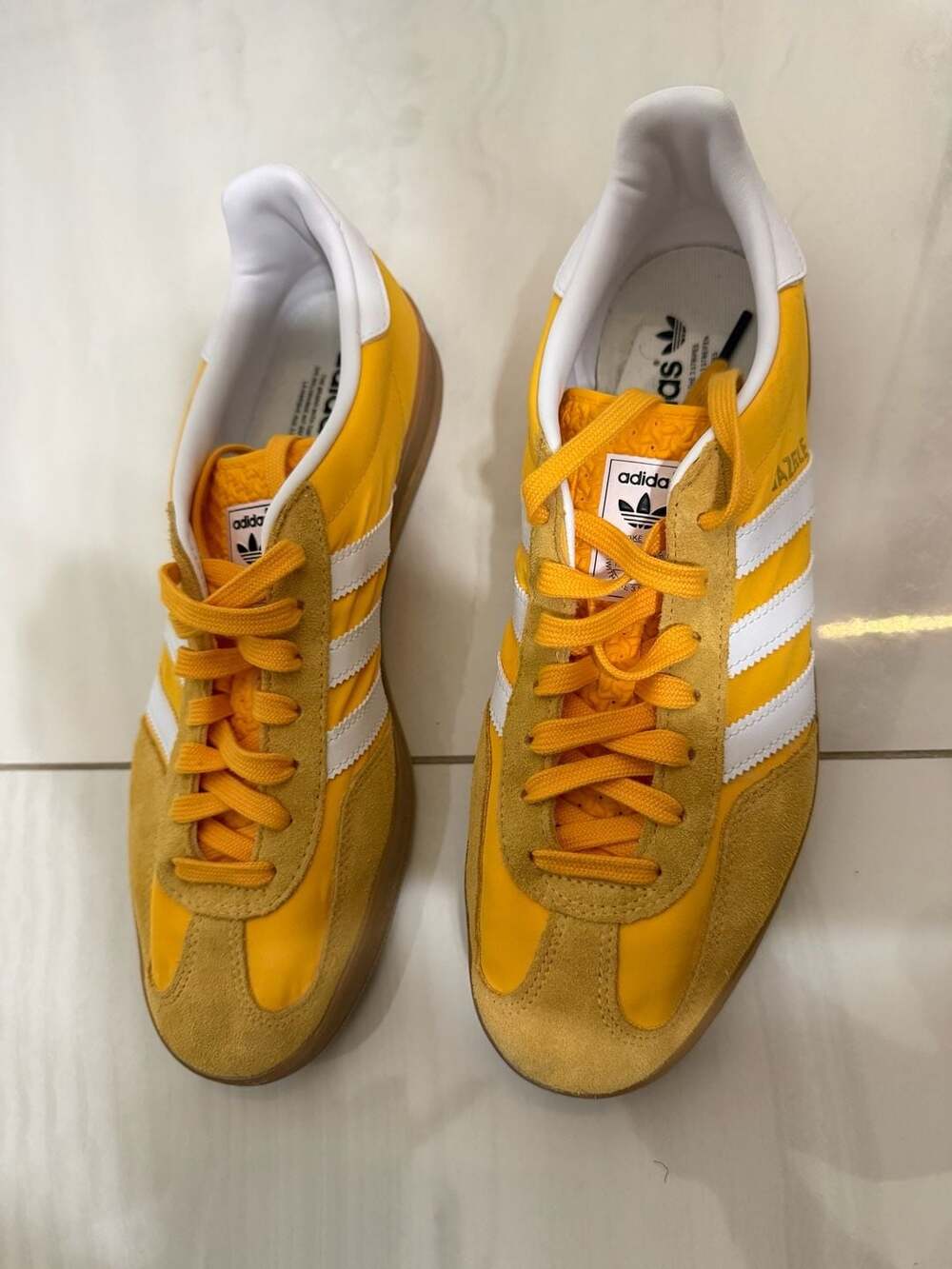 Adidas Originals Gazelle Indoor Low-Top Sneakers - Yellow